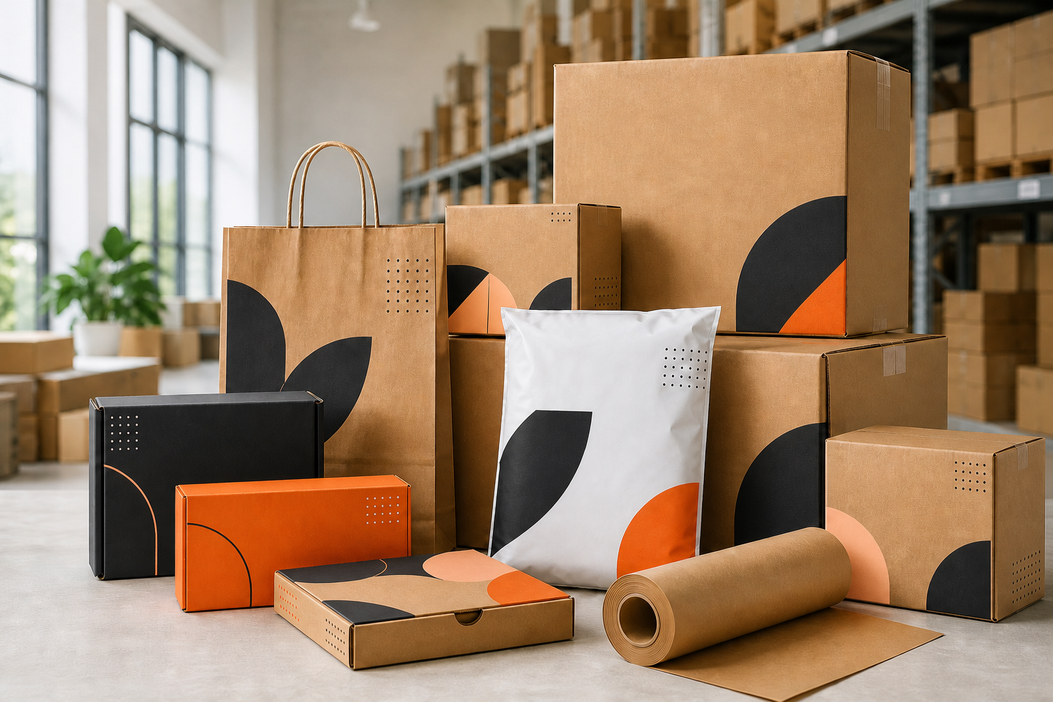 Sustainable packaging boxes and mailers for business