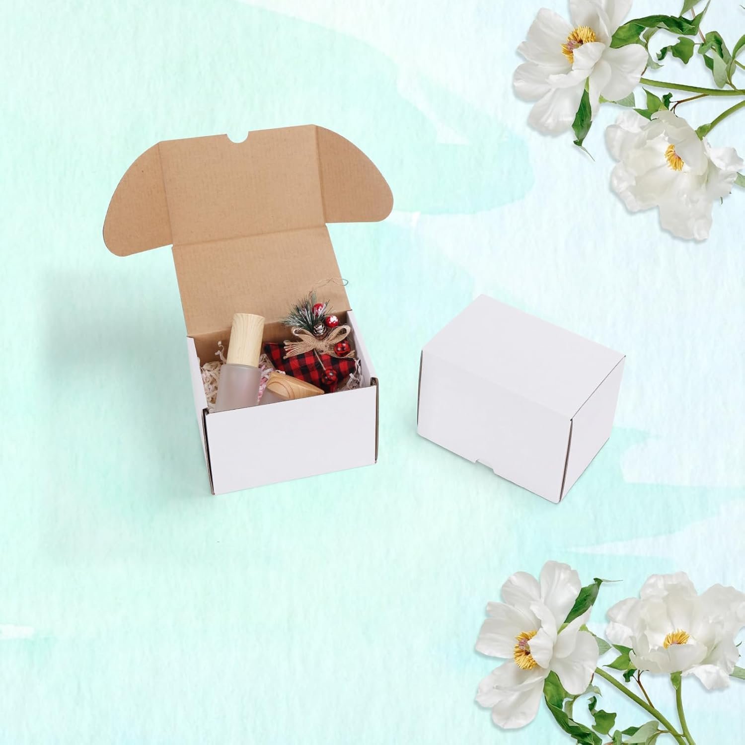 Buy 2.5x2x1.5 Inch White Auto Lock Mailer Boxes Online
