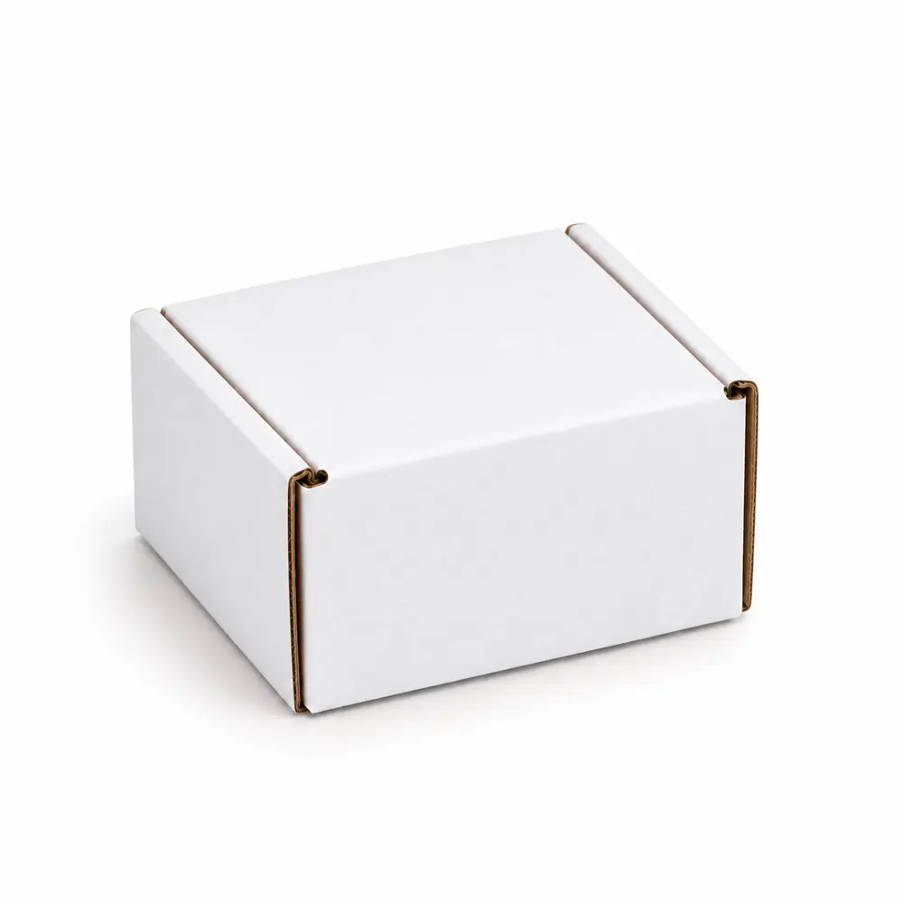 White 2.5 x 2 x 1.5 inch mailer box