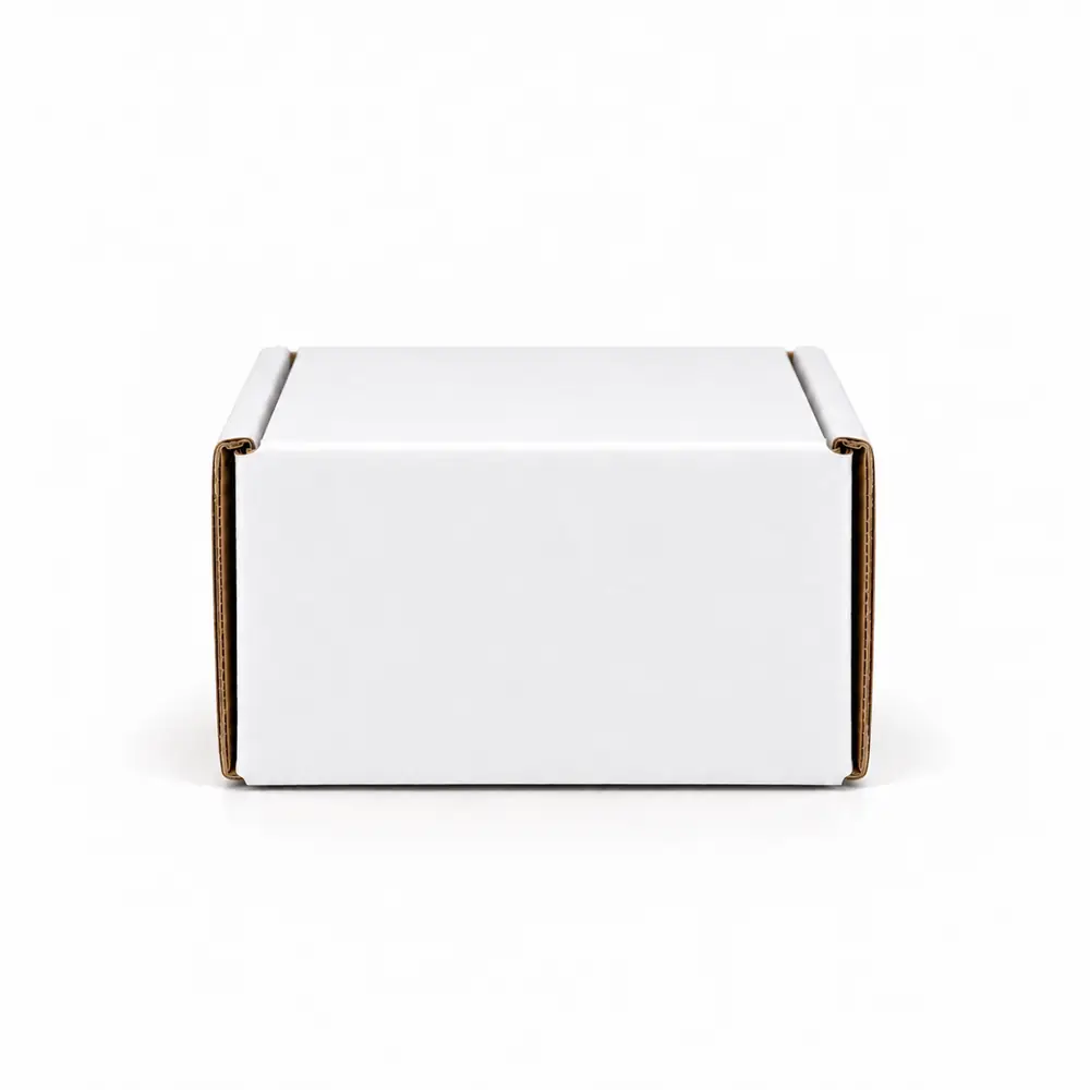 White 2.5 x 2 x 1.5 inch mailer box