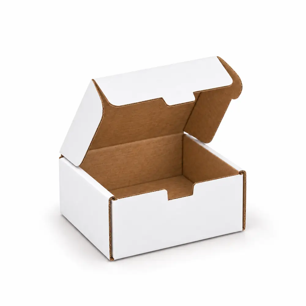 White 2.5 x 2 x 1.5 inch mailer box